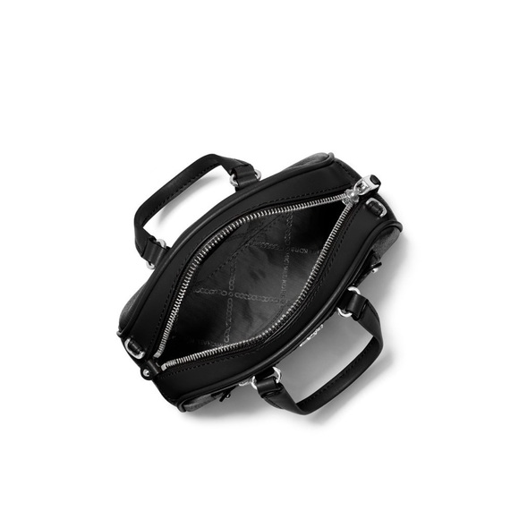 MICHAEL Michael Kors Williamsburg Extra Small Bowling Crossbody Bag Black - Picture 2 of 6